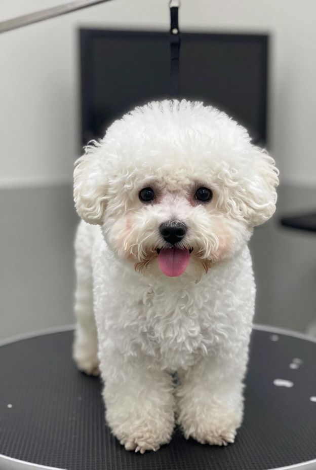 Familia con su Poodle (Caniche) en Cali